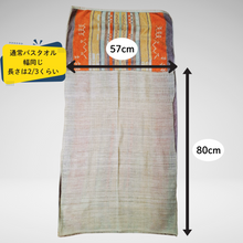 画像をギャラリービューアに読み込む, 通常バスタオルと幅同じ長さは約2/3