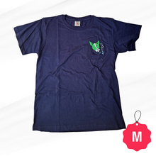 画像をギャラリービューアに読み込む, MサイズくしゃみワンコTシャツネイビー