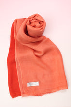 画像をギャラリービューアに読み込む, カシミヤストールオレンジ