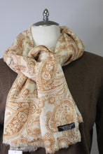 画像をギャラリービューアに読み込む, 首に巻いたカシミヤストール