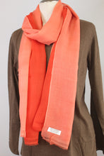 画像をギャラリービューアに読み込む, 首にかけたカシミヤストール