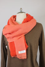 画像をギャラリービューアに読み込む, 首に巻いたカシミヤストール