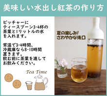 画像をギャラリービューアに読み込む, 水出し紅茶の作り方